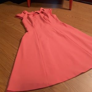 Vince Camuto pink dress size 8 sleeveless back zip